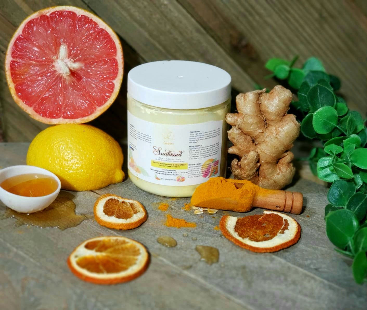Sunkissed butter soufflé (turmeric+Kojic acid)