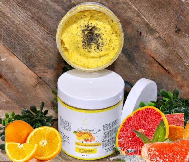 SUNKISSED Scrubs (Turmeric , carrot & Kojic Acid)